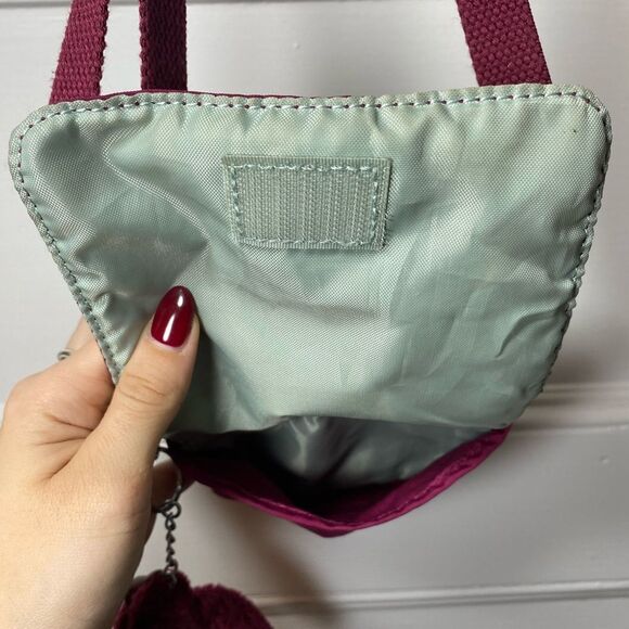 KIPLING El Dorado Small Crossbody Small Bag Purse in Very Berry Nylon - Picture 6 of 13